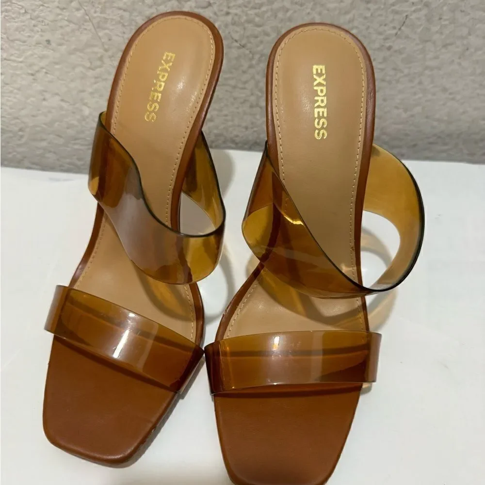 Express Barley There High Heels size 9 - Picture 8 of 9